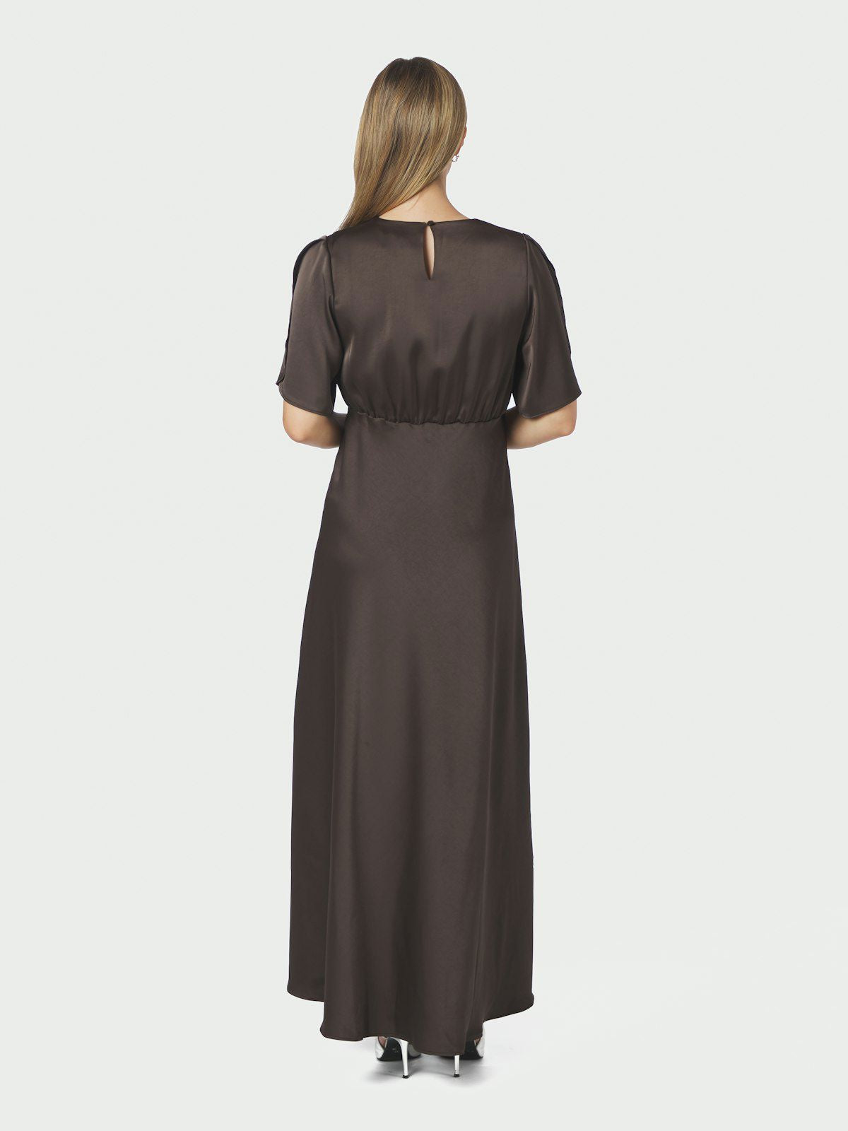 Zelina Heavy Sateen Dress