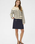 Olenasz Cardigan i seedpearl sett fra siden, cardigan fra Saint Tropez hos Image Mandal