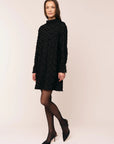 julia mock neck dress