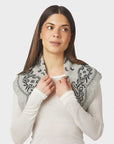 Adelina Paisley Knit Scarf