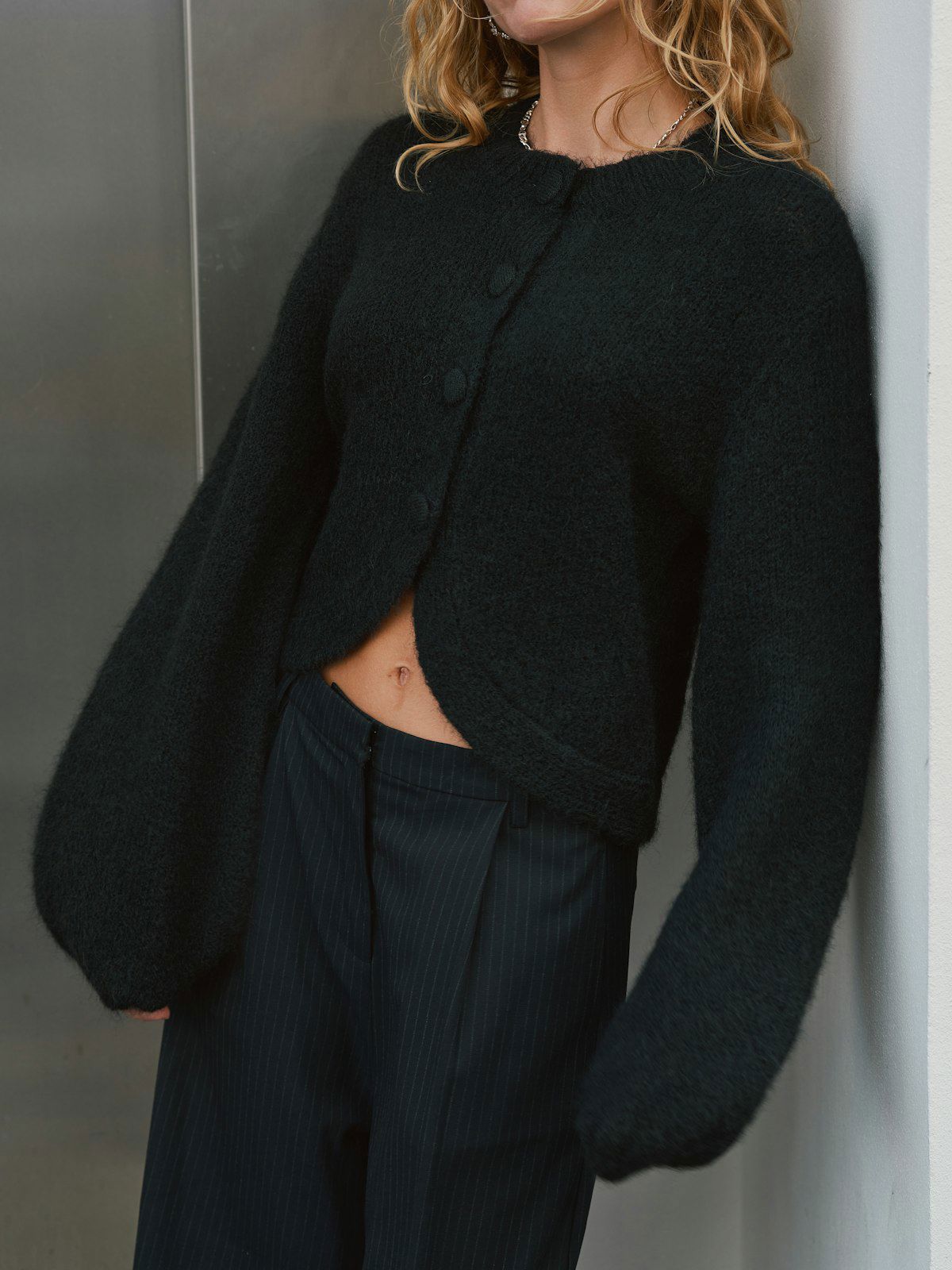 Gio Fluffy Knit Cardigan