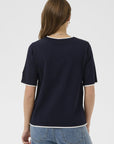 Milasz Contrast Stripe Ss Pullover