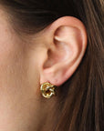 Karla - Knot Stud Earrings Stainless Steel