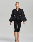 Aliah Dot Blouse