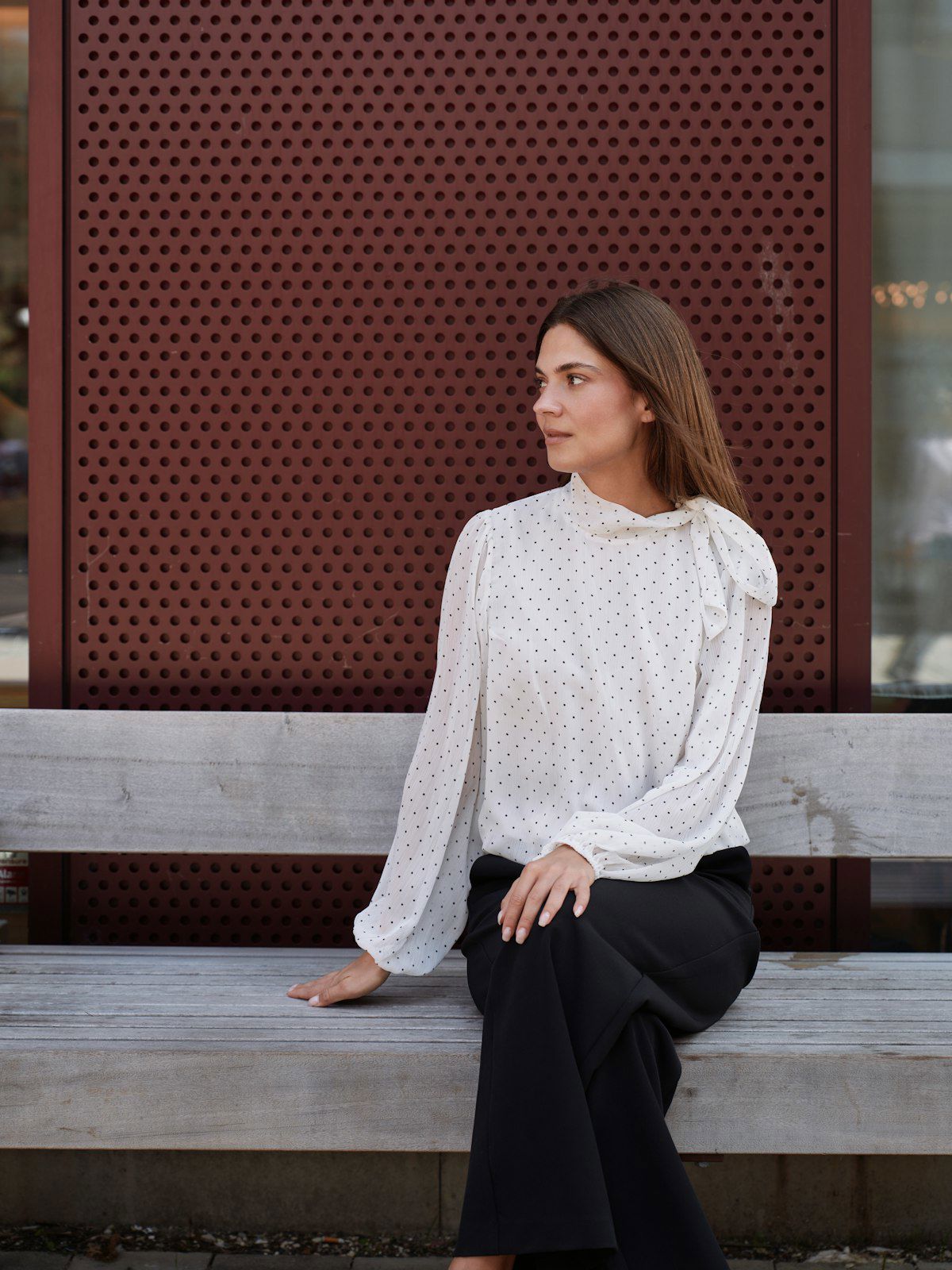 Dorellie Dot Blouse