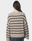 Roeme Fluffy Stripe Knit