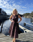 Tiffany Kjole i brun i bomull, kjole fra Golightly hos Image Mandal