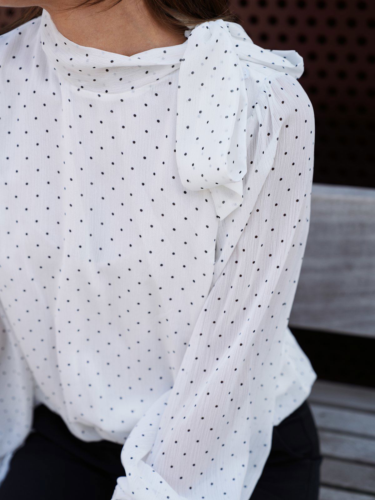 Dorellie Dot Blouse