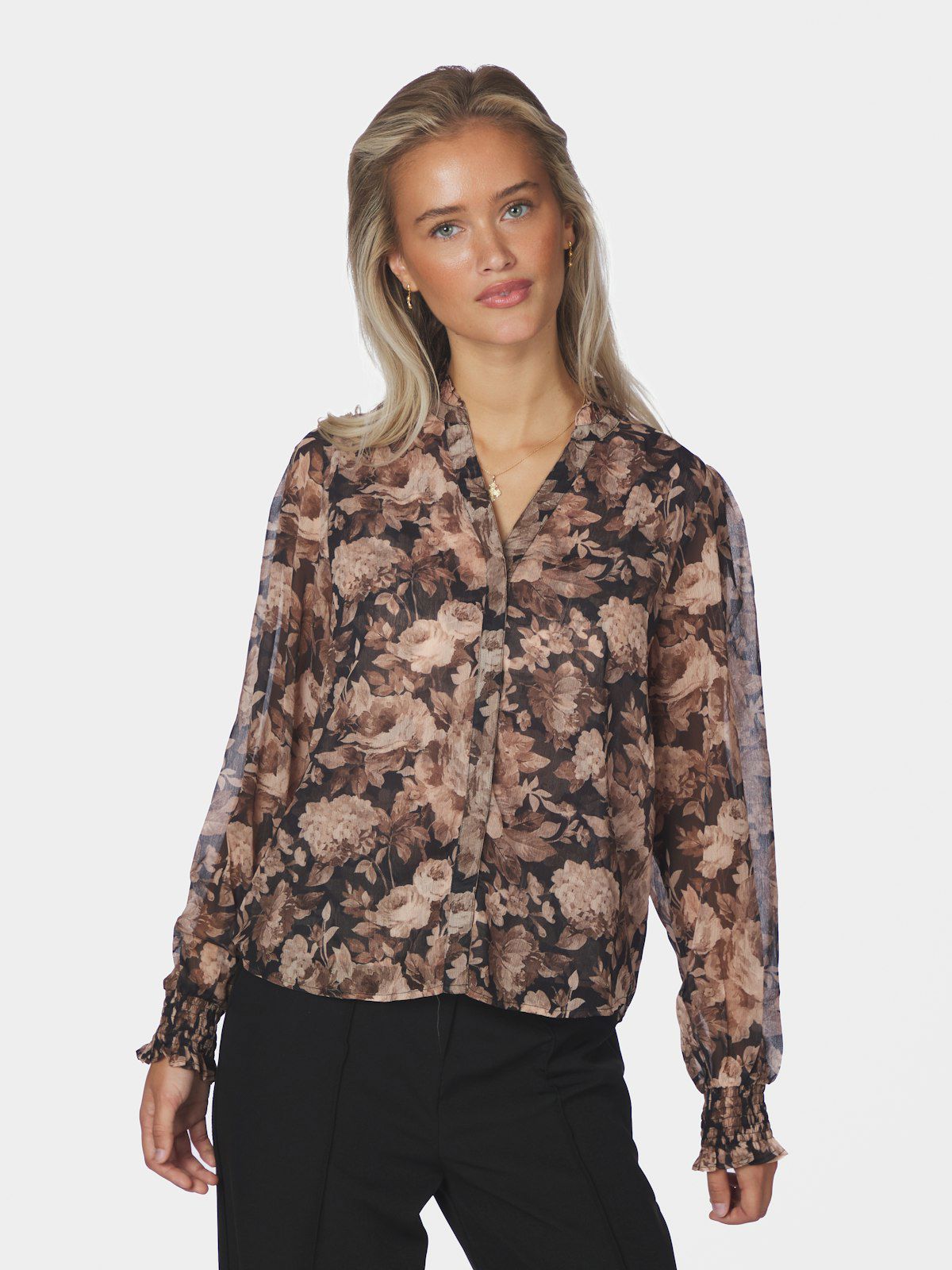 Delsie Vintage Flower Shirt