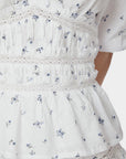 Sapura Flower Dobby Blouse