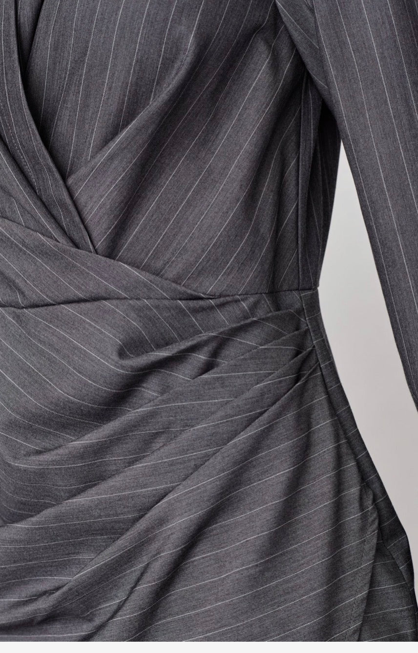 Lyviacc Pin Wrap Dress