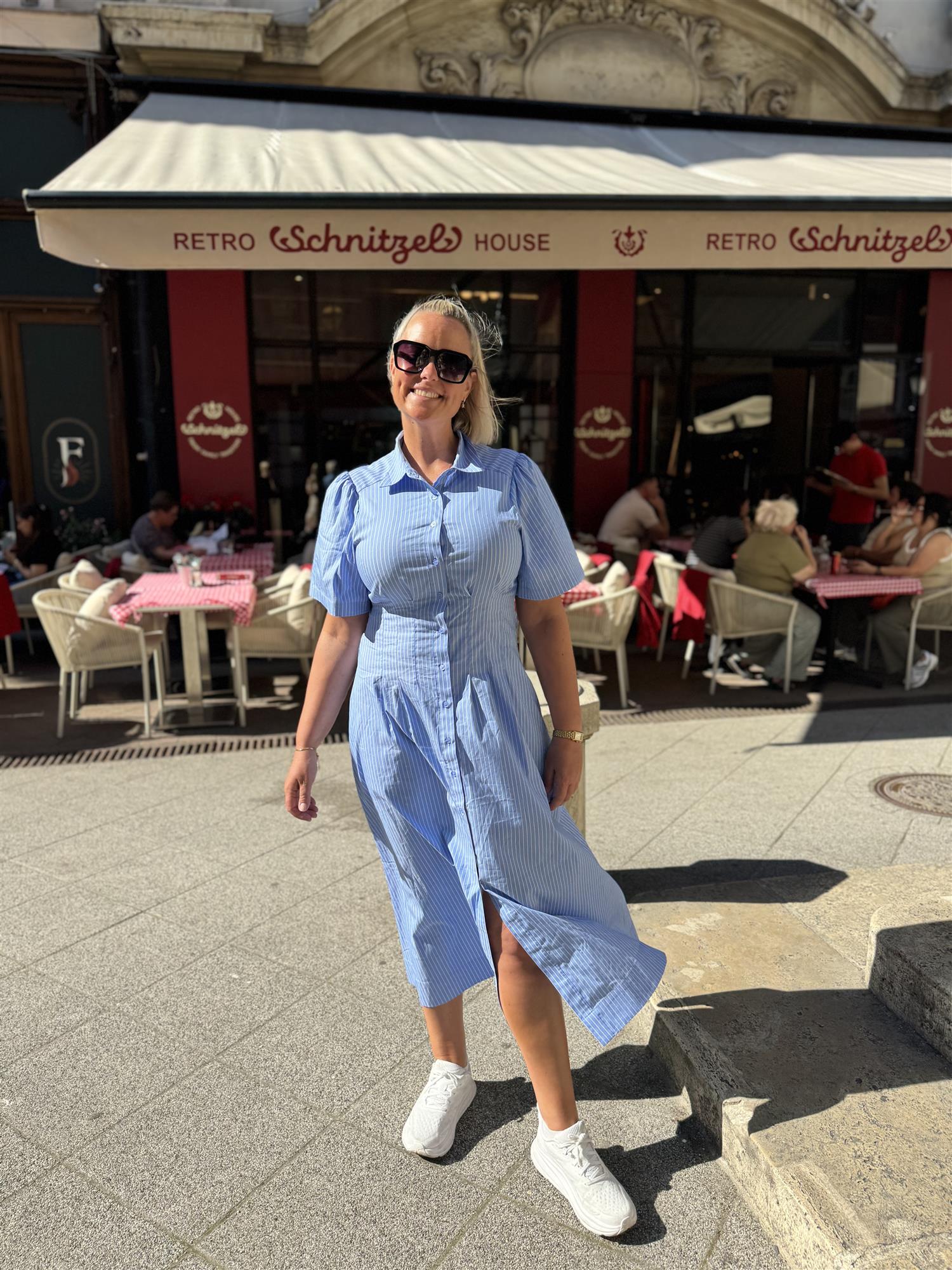 Baia Stripe Poplin Dress