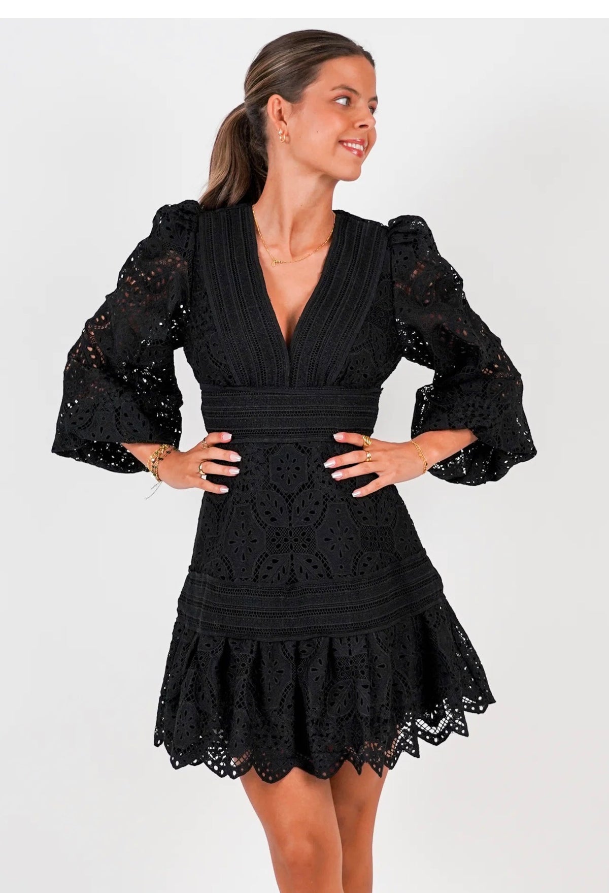 castle lace kjole