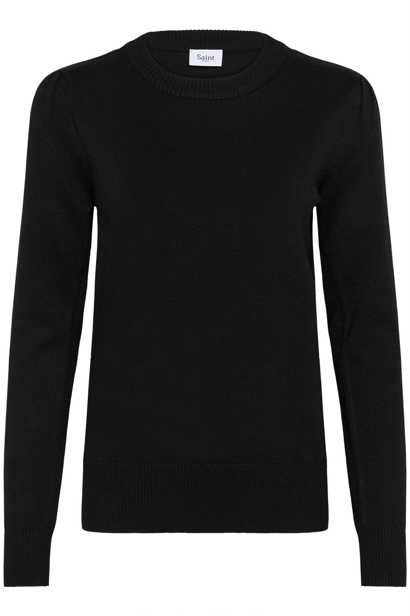 Mila Pullover i sort stylet antrekk, genser fra Saint Tropez hos Image Mandal