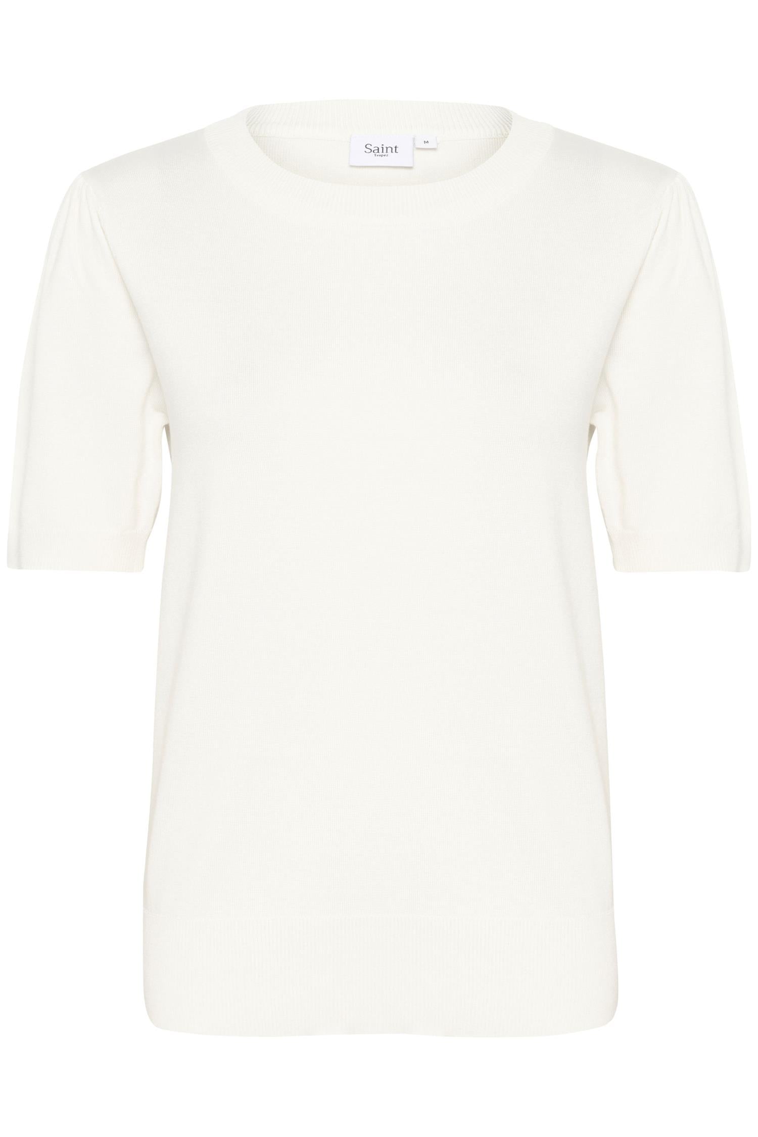 Milasz Ss Pullover i hvit styling-inspirasjon, cardigan fra Saint Tropez hos Image Mandal