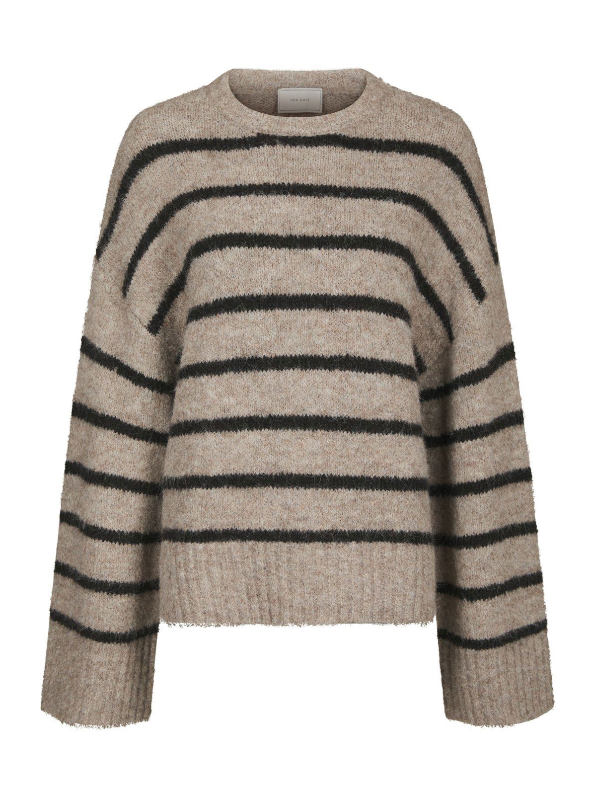 Roeme Fluffy Stripe Knit