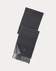 Classic Reversible Oblong Scarf i charcoal, skjerf fra Polo Ralph Lauren hos Image Mandal