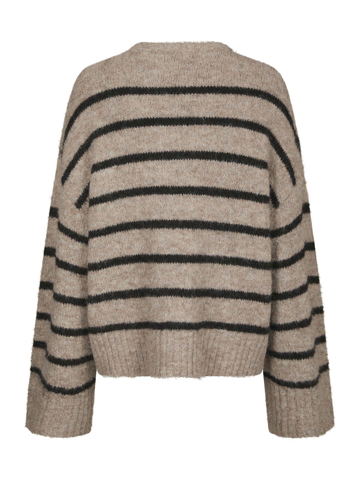 Roeme Fluffy Stripe Knit