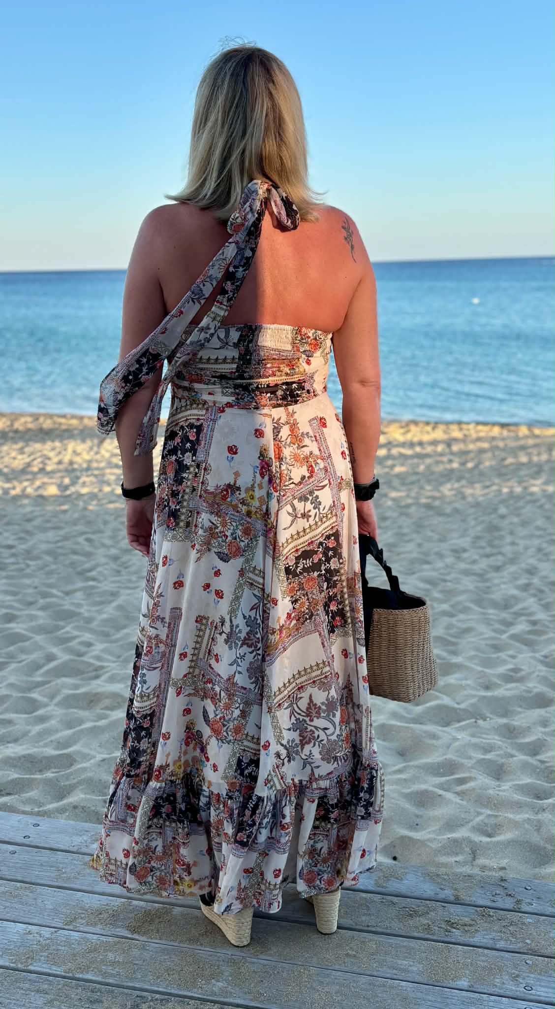 pearl bohemian dress