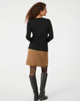 Teller Knit Blouse i sort stylet antrekk, bluse fra Neo Noir hos Image Mandal