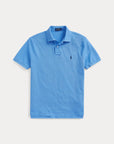 Basic Mesh Ssl Knit i blå bakfra, piké fra Polo Ralph Lauren hos Image Mandal