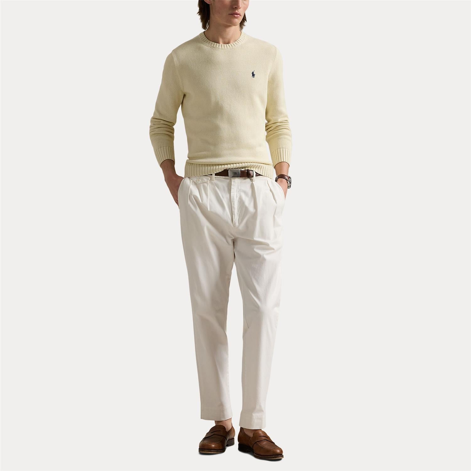 7-Gauge Crew Neck Long-Sleeve Sweater detaljbilde, genser fra Polo Ralph Lauren hos Image Mandal