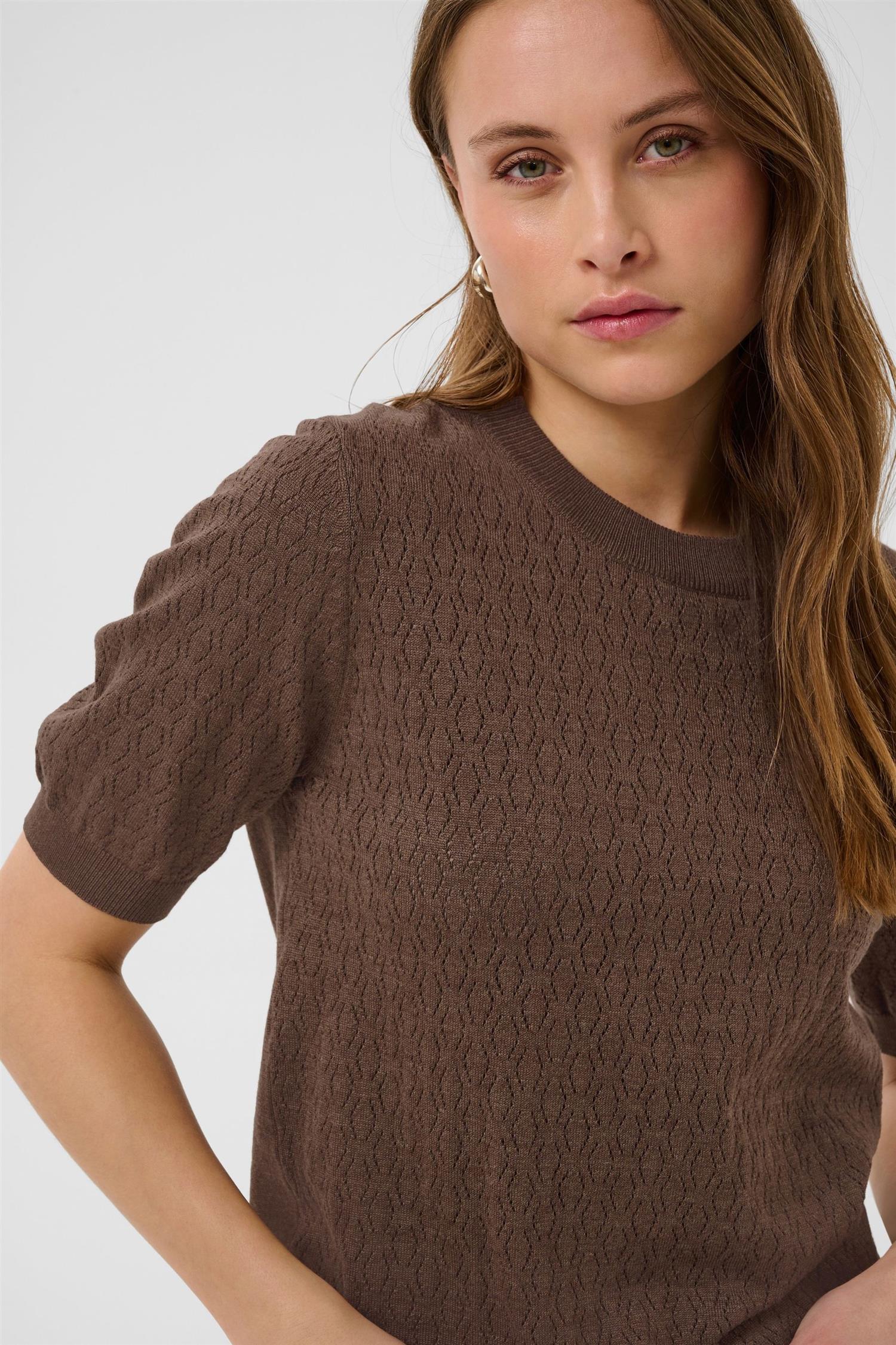 Milasz Pointelle Ss Pullover