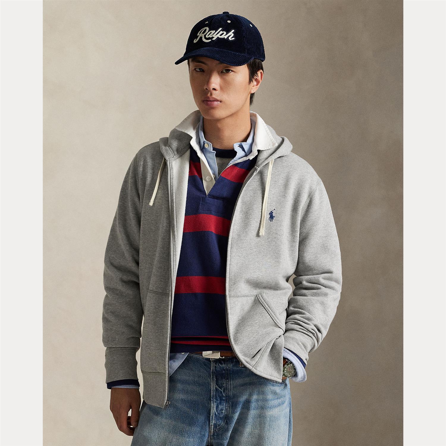 Long-Sleeve Hoodie på modell, genser fra Polo Ralph Lauren hos Image Mandal