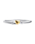 Tuva - Heart Bracelet Stainless Steel