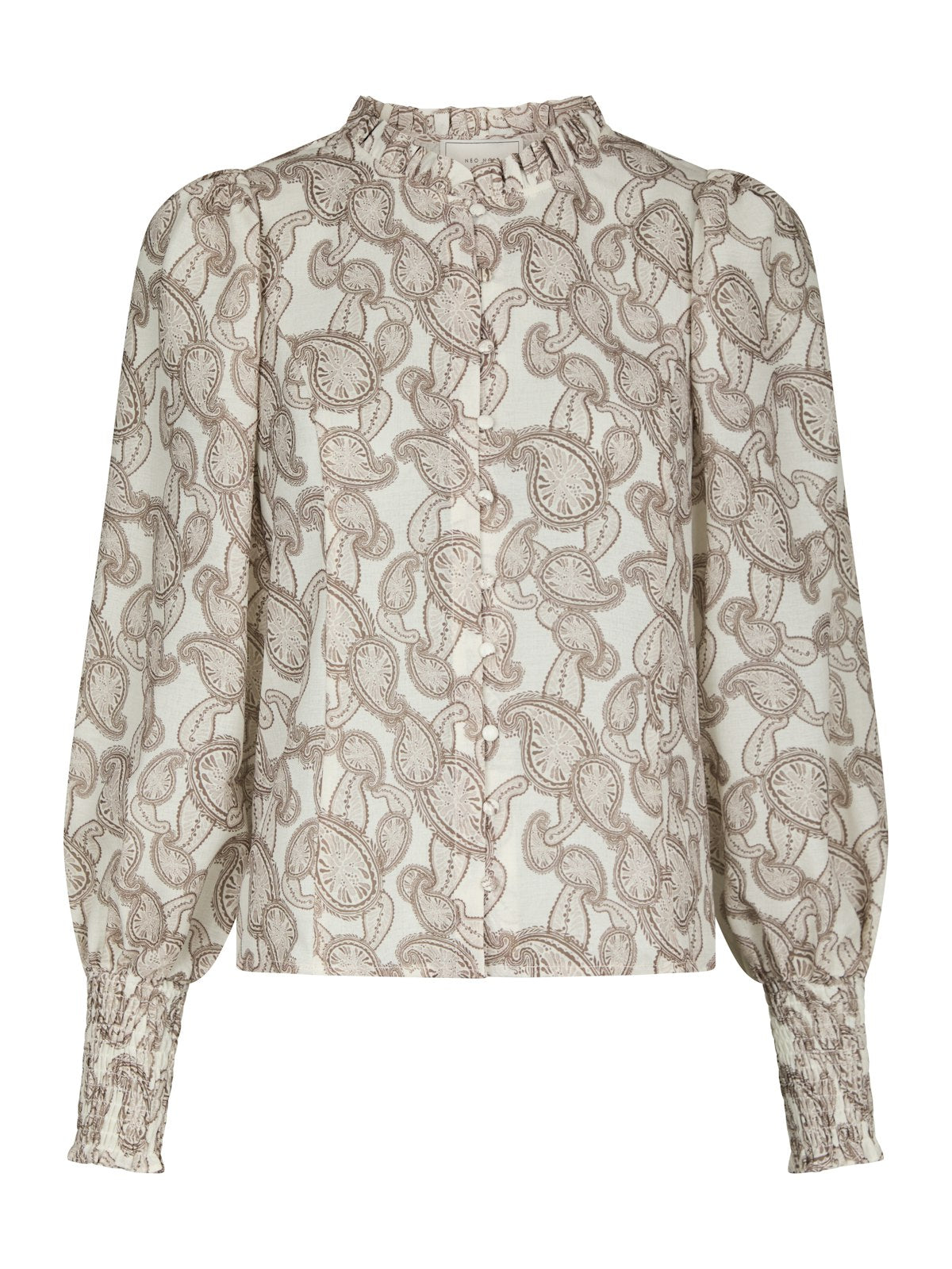 Gilda Soft Paisley Blouse alternativt utsnitt, skjorte fra Neo Noir hos Image Mandal