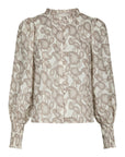 Gilda Soft Paisley Blouse alternativt utsnitt, skjorte fra Neo Noir hos Image Mandal