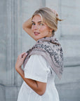 Adelina Paisley Knit Scarf