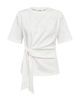 Orianecc Pleat Tie Tee