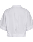 Elaracc Ss Shirt i hvit bakfra, skjorte fra Co'couture hos Image Mandal