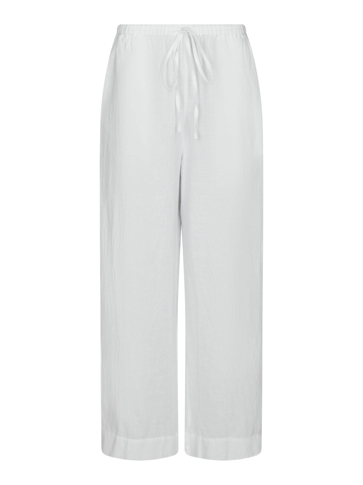 Heifa Linen Pants i hvit på modell, bukse fra Neo Noir hos Image Mandal