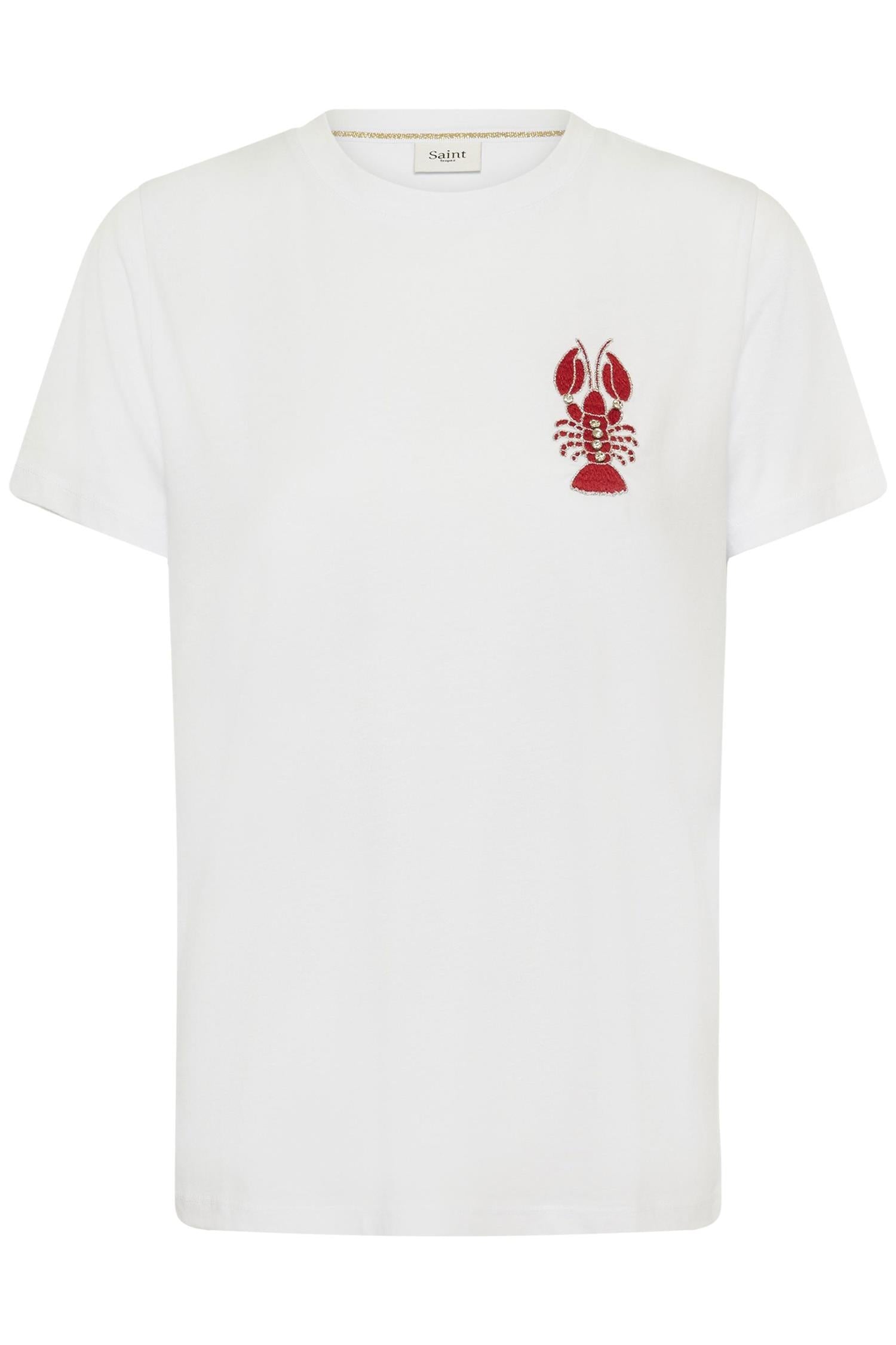 Reannasz T-shirt i bright hvit, t-skjorte fra Saint Tropez hos Image Mandal