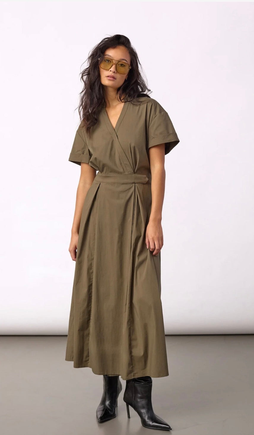 Elaracc Ss Wrap Dress