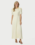 Benuti Solid Dress i light gul bakfra, kjole fra Neo Noir hos Image Mandal