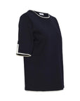 Milasz Contrast Stripe Ss Pullover