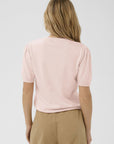 Milasz Ss Pullover i chalk rosa stylet antrekk, cardigan fra Saint Tropez hos Image Mandal