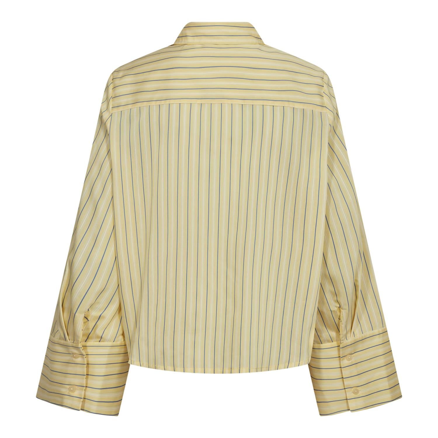 Blainecc Bell Sleeve Shirt i paleyellow sett fra siden, skjorte fra Co'couture hos Image Mandal