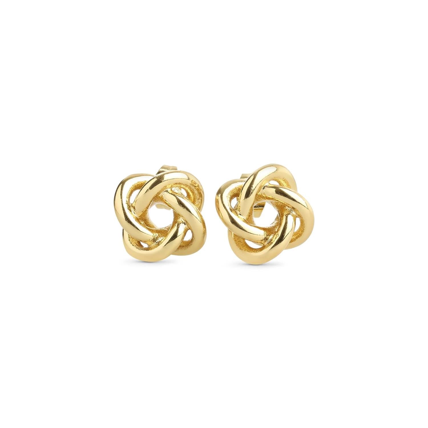 Karla - Knot Stud Earrings Stainless Steel