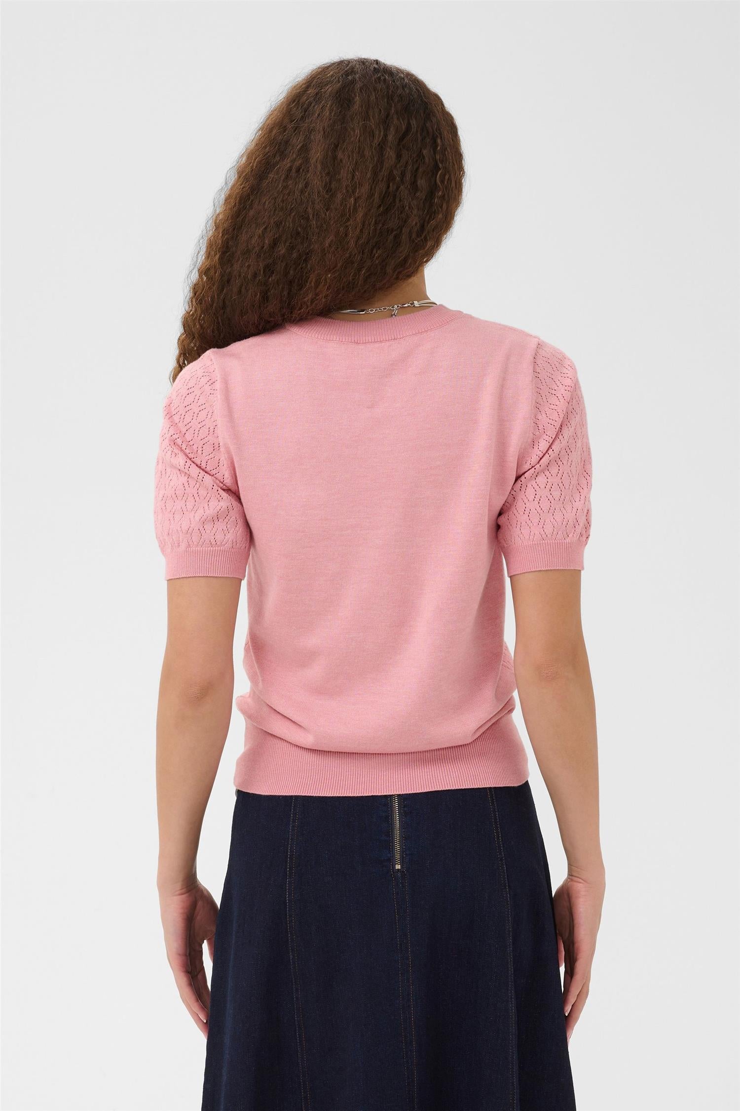 Milasz Pointelle Ss Pullover