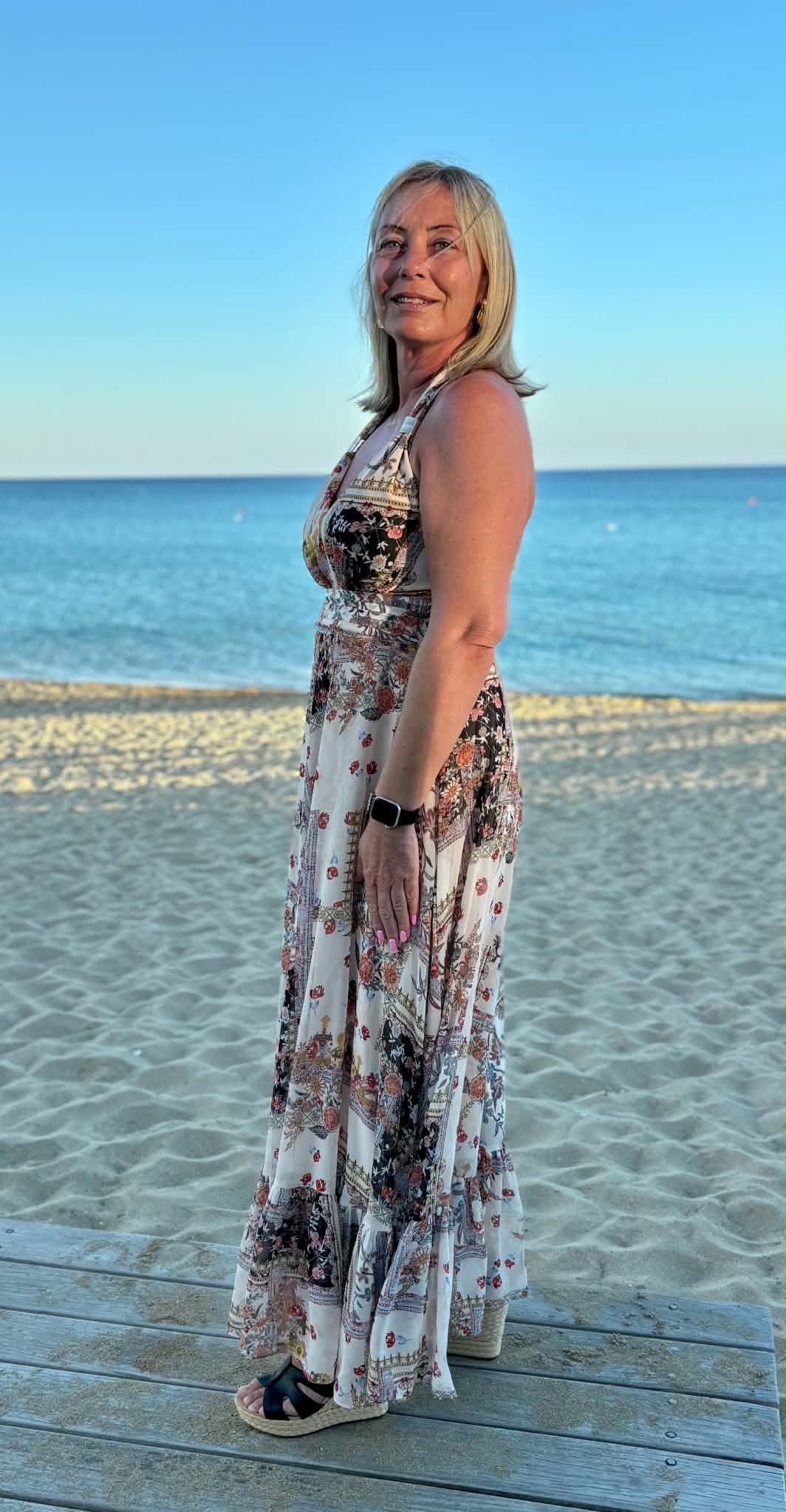pearl bohemian dress