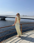 Florentina Dress i Pastel Yellow, kjole fra Urban Pioneers hos Image Mandal