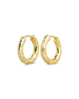 Hildur - Organic Hoop Earrings Stainless Steel i plated base metal, tilbehør fra Timi Of Sweden hos Image Mandal