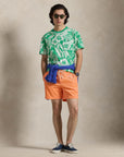 Woven-Shorts i oransje sett fra siden, shorts fra Polo Ralph Lauren hos Image Mandal