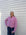 Alpha Short Cardigan i begonia melange i ull, cardigan fra Gestuz hos Image Mandal