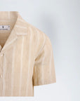 Ronaldo Ss Shirt i light sand bakfra, skjorte fra Urban Pioneers hos Image Mandal