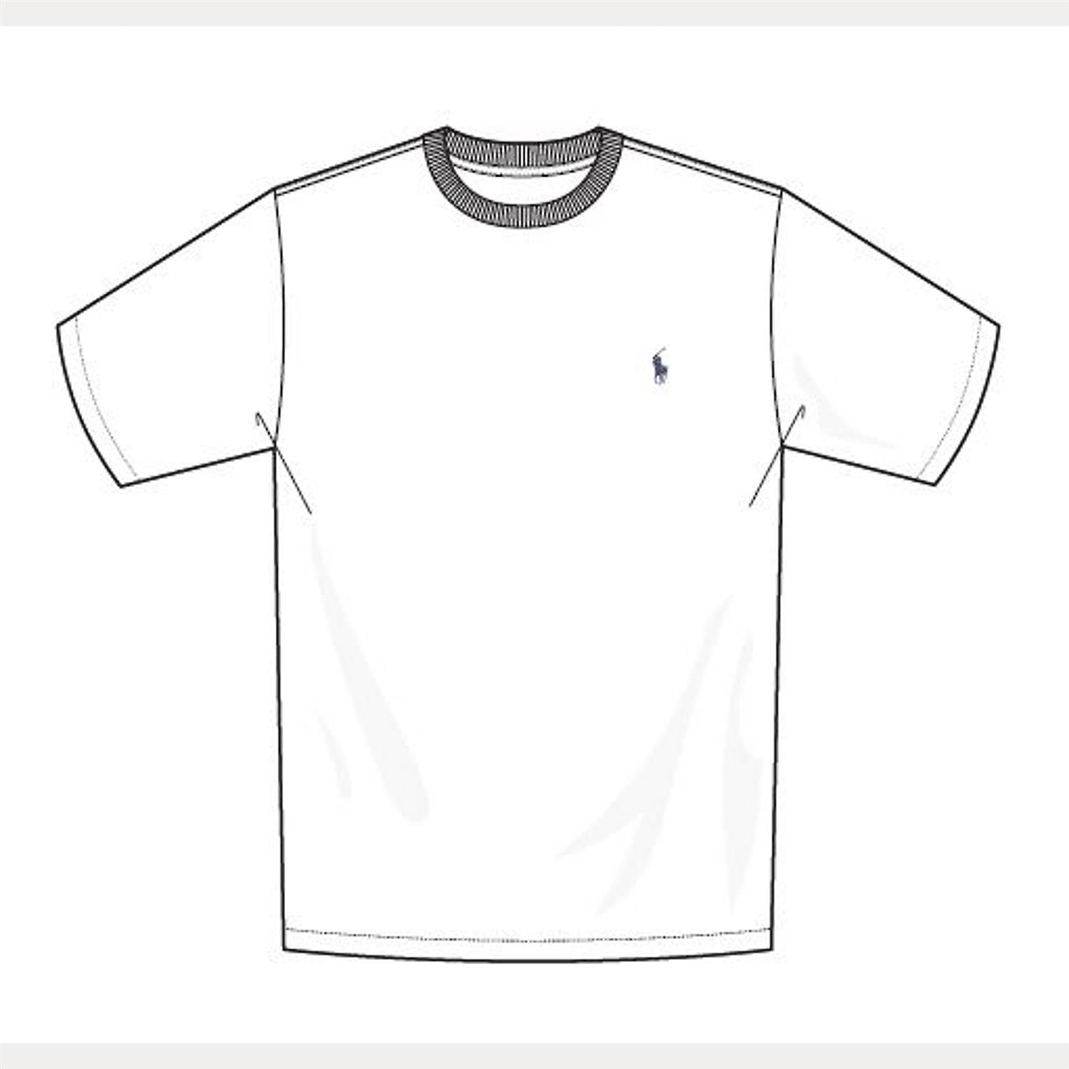 Custom Slim Crew Neck Short-Sleeve T-Shirt i grå detaljbilde, t-skjorte fra Polo Ralph Lauren hos Image Mandal